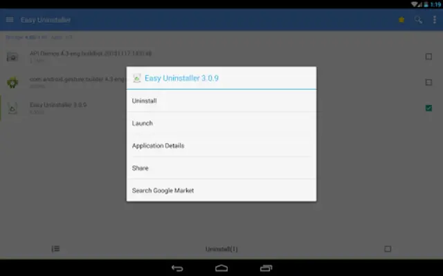 Easy Uninstaller App Uninstall android App screenshot 1