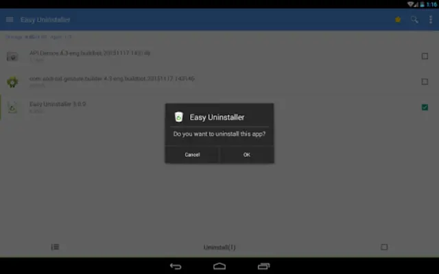 Easy Uninstaller App Uninstall android App screenshot 2